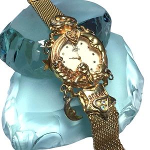 Kirks Folly 1994 Goldtone Bracelet Watch (Vintage Rare)